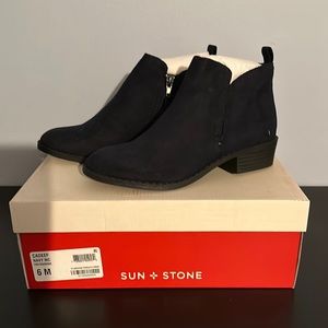 NWT Suede Ankle Boots